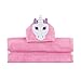 Hudz Kidz Unicorn Towel for Girls Premium Hooded Towel Poncho for Kids & Toddlers, Soft 100% Cotton, Ideal at Bath, Beach, Pool
