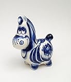RUSSIAN GZHEL PORCELAIN FIGURINE ZEBRA #0133