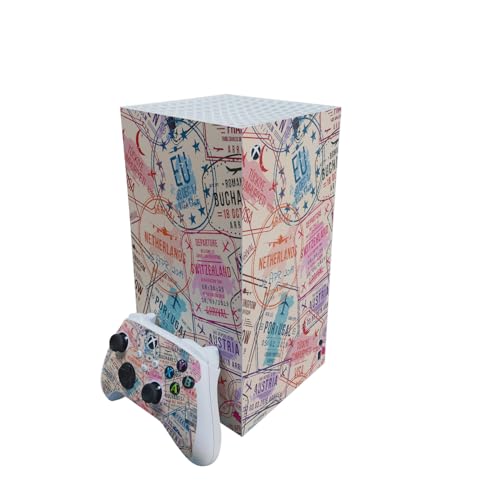 Gaming Skin Compatible with Microsoft Xbox Series X Digital Edition Bundle - Iv…