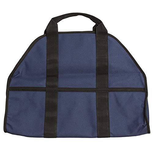 SODIAL Oxford Camping Log Carrier Outdoor Handle Package Storage Firewood Durable Navy Blue - Thumbnail 6