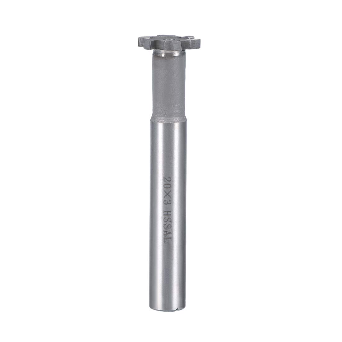 Sourcingmap High Speed Steel T Slot End Mill Milling Cutter 6 Flutes 20mm Cutting Dia 3mm Depth