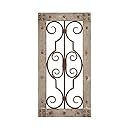 Amazon.com: Deco 79 Antiqued Wooden and Metal Wall Panel with Vintage