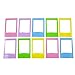 Katia 10pcs 3-Inches Colorful Instant Mini Photo Frame for Polaroid Fujifilm Instax 9/8/ 7s/ 25/90/ 70 Pic-300 Instant Camera and Snap Zip Pocket Printer