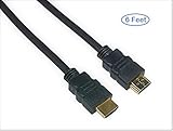 6 Feet Long HDMI Cable - High-Speed Supports 4K, Ethernet, HDMI cord, Compatible with Xbox, PC, HD TVs