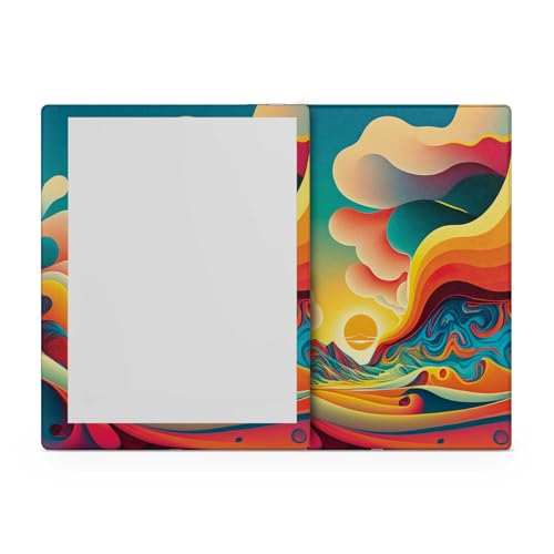 Tablet Skin Compatible with BOOX Go 10.3 (2024) - Surreal Sunset - Premium 3M V…