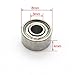 3x8x4 mm Miniature Steel Bearing Skateboard Deep Groove Ball Bearings Pack of 10