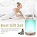 URPOWER 300ml Essential Oil Diffuser with 6 Bottles 10ml Most Popular 100% Pure Aromatherapy Essential Oils, Aroma Gift Set Cool Mist Humidifier with 15 Lighting Modes Light for Bedroom Home Officethumb 2