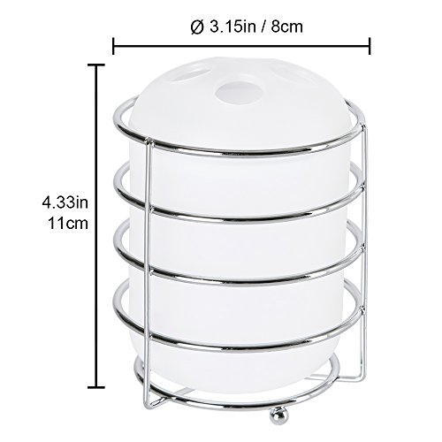 Allure Home Creations Wireware 5-Piece Bathroom Accessory Set - 1 Lotion Pump, 1Toothbrush Holder,1 Soap Dish,1 Tumbler and 1 Wastebasket
