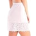 Ilusion 2069 - Women's Daily Comfort Lace Trim Half Slip Skirt - White, Medium 18