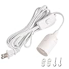 Simple Deluxe 15 Feet Extension Hanging Lantern Pendant Light Lamp Cord Cable E26/E27 Socket (no Bulb Included) On/Off Switch UL Listed