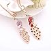 NYKKOLA Women's Fashion Shiny 18K Gold Plated Peacock Pendant Chain Necklace