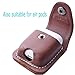 Handmade Fliptop Leather Lighter Pouch Holder Case with Pocket Belt Loop (Brown)