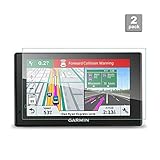 2PCS Glass GPS Screen Protector for DriveSmart 50 51 LMT LMTHD 5 Inch, LFOTPP 9H Tempered Glass Guard Shield Scratch-Resistant Ultra HD Extreme Clarity