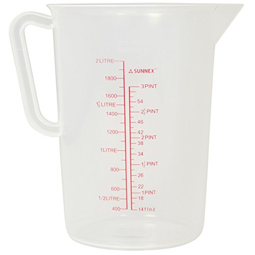Zodiac 86221 Polypropylene Measuring Jug 2.0 L, Transparent