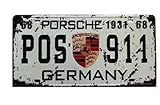 USA FBI 007 America Vintage Auto License Plate, Embossed Tag Size 6