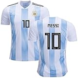 Fan Kitbag Lionel Messi #10 Argentina Soccer Jersey Home Men's World Cup Adult Sizes Premium Gift