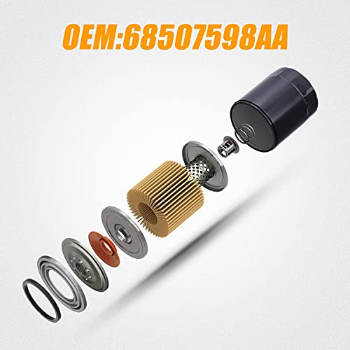 Engine Oil Filter Compatible With 20202021 Dodge Ram 1500 Jeep