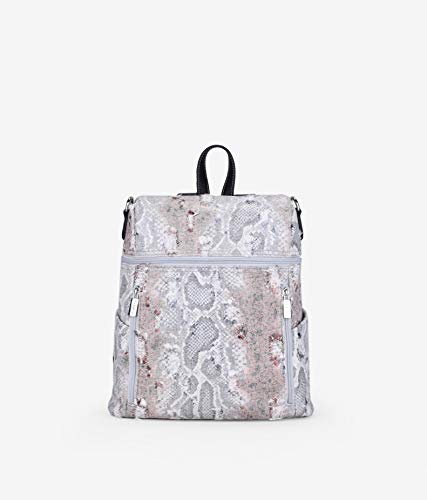 41nmFZrwuJL BOSANOVA Mochila confeccionada en Canvas Efecto Serpiente con Dos Bolsillos Frontales y Dos Laterales. Asa de Mano, asa… BOSANOVA Mochila confeccionada en Canvas Efecto Serpiente con Dos Bolsillos Frontales y Dos Laterales. Asa de Mano, asa… - Imagen 4