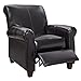 Dorel Living Savannah Pushback Recliner, Espresso