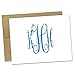 Personalized Large Monogram Notecard Set with Envelopes - Monogrammed Notecards - Notecard Gift Set