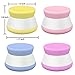 Silicone Travel Cream Jars Cosmetic Containers with Sealed Lids 20ml Per Piece Assorted for Face Hand Body Cream Travel Size Accessories(4 Pack)