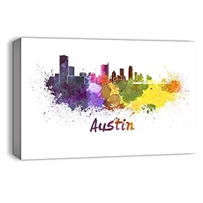 Watercolor Abstract Ink Splash Painting Artwork for Home Framed