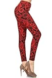 Leggings Depot Women's Fall/Winter Ultra Soft Popular Best Printed Fashion Leggings BAT20