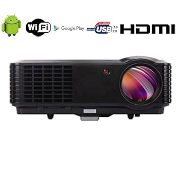 Inalámbrico 4500 lúmenes HD Proyector Full HD 7000: 1 cine en casa ...