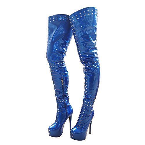 Kitulandy-Womens-Over-The-Knee-Boots-Platform-Thigh-High-Shoes-High-Heels-Rivet-Booties