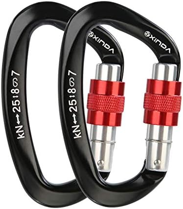 XINDA Screwgate Locking Carabiner Clip 