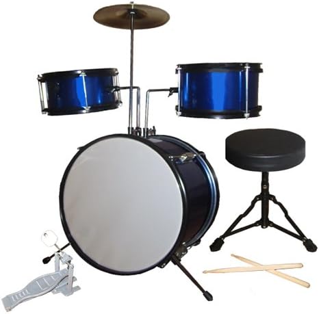 Rock Star 5 Piece Kids Drum Set- Blue