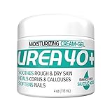 Urea 40% Plus 2% Salicylic Acid Cream, Dermatologist Recommended Exfoliating Skin Moisturizer & Foot Cream (4oz)