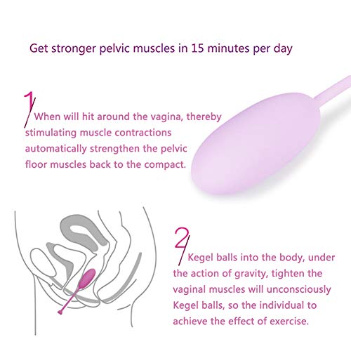 Kegel Exercise Weights Set of 8 Premium Silicone Vaginal Kegel Balls