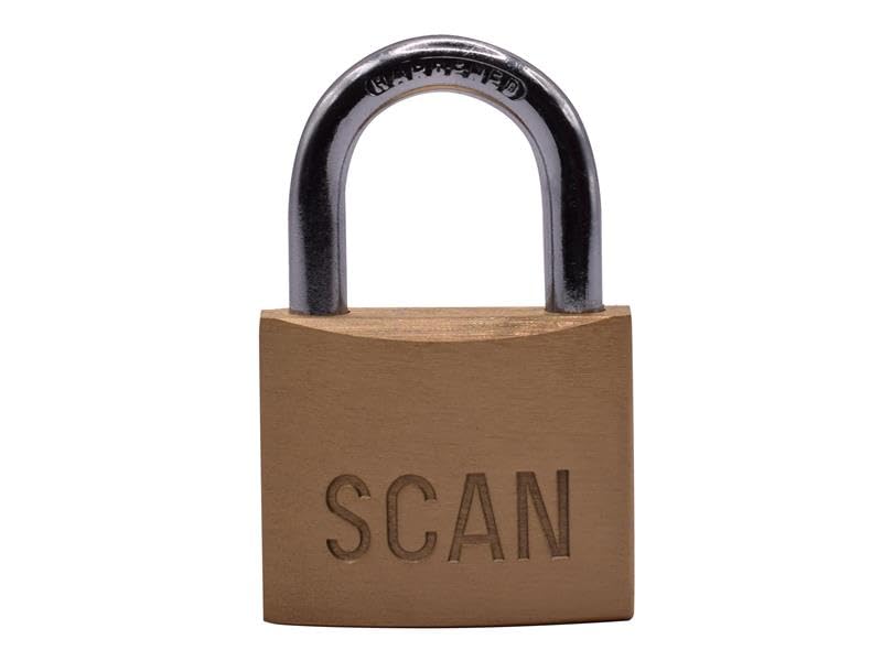 SCAN SCAPLB40KA Brass Padlock