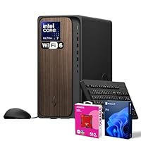 HP 2025 OmniDesk M03 Premium Business Next Gen AI PC Desktop, Intel Core Ultra 7 265, 64GB DDR5 RAM, 2TB SSD, Windows 11 Pro, USB-C, Wi-Fi 6, Wired KB & Mouse, Bundle with ADATA 512GB External SSD