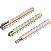 YUFUTOL 3 pcs Wheel Kit TS/TR Tile Cutter cutting diameter 5/16"(8mm) 13/32"(10mm) 3/4(18mm)，Bar length 80mm