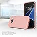 S7 edge Case,Galaxy S7 edge Case,SLMY(TM) [Colorful Series] Hard PC Shell and Soft Silicone Hybrid 3 in 1 Pieces Shockproof Anti-Scratch Combo Cover For Samsung Galaxy S7 edge Rose Gold