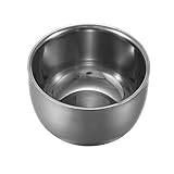 Anself Men's Stainless Steel Shaving Bowl Cup Soap Mug Cup