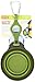 Dexas Popware for Pets Travel Pet Cup with Bottle Holder and Carabiner, Green