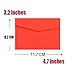 100Pcs Mini Gift Card Envelopes 4.7 x 3.2 inch Small Colored Envelopes for Gift Card Wedding,Birthday Party Supplies, 10 Assorted Colors