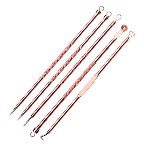 image for Kidirt 5Pcs Blackhead Acne Blemish Pimple Removal Needle Kit for Women