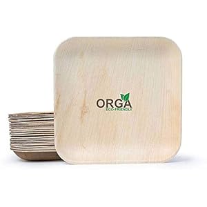ORGA-ECO-FRIENDLY-PRODUCTS-Palmware-leaf-tableware-I-25-pieces-Palm-Plate-rectangular-25-x-25-cm-I-Bio-Disposable-Crockery-Biodegradable-Party-tableware-disposable-tableware-10-inch-No-of-25-Plates ORGA ECO-FRIENDLY Products Palmware Leaf Tableware I 25 Pieces Palm Plates Rectangular 25 x 25 cm I Bio Disposable…