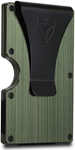 Slim Aluminum RFID Blocking Money Clip Wallet For Men - Metal Tactical Card Holder