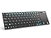 Rii K12BT Ultra Slim Portable Mini Wireless Bluetooth Keyboard with Large Size Touchpad Mouse,Stainless Steel Back Cover for PC,Surface Pro 2,3,Android iOS Tablet PC/Galaxy Tabs,Smart TV Box,Windows
