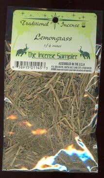 Lemongrass - 1/4 Ounce - Natural Incense