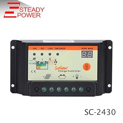 Amazoncom 10a 20a 30a 12v24v Solar Charge Controller
