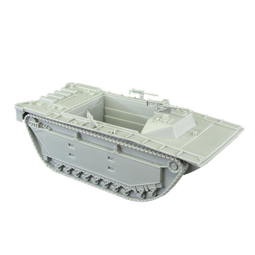 BMC WW2 Gray Amtrak LVT - 1:32 Amphibious Vehicle for Plastic Army Men