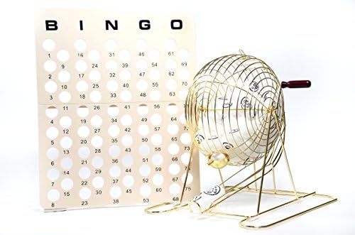 Regal Games Large Professional Brass Ping Pong Ball Bingo