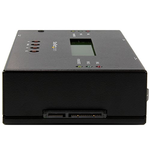 StarTech.com SATSASDUPE11 1:1 Standalone Hard Drive Duplicator and Eraser for 2.5"/3.5" SATA & SAS Drives
