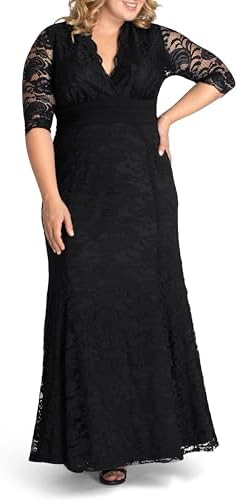 kiyonna wildflower embroidered dress Kiyonna Plus Size Wildflower Embroidered Floral Mesh Dress